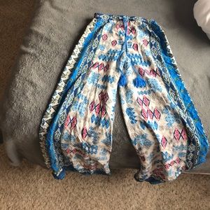 colorful flowey pants